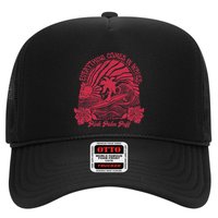 Everything Comes In Waves Palm Puff Summer Vibes Trucker Hat