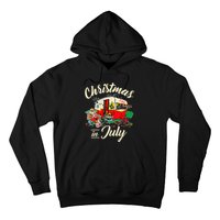 Enjoy Christmas In July Hippie RV Camping Gift Camping Lover Hoodie