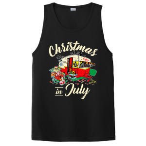 Enjoy Christmas In July Hippie RV Camping Gift Camping Lover PosiCharge Competitor Tank