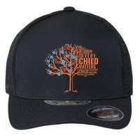 Every Child In Matters Tree Orange Day Flexfit Unipanel Trucker Cap