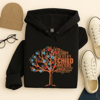 Every Child In Matters Tree Orange Day Hoodie