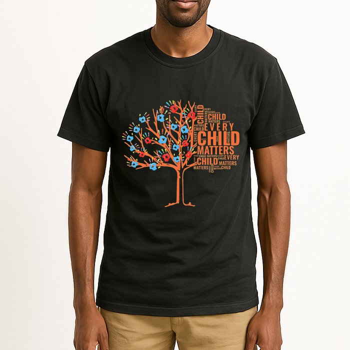 Every Child In Matters Tree Orange Day Tall T-Shirt
