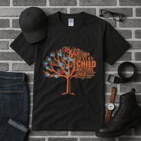 Every Child In Matters Tree Orange Day Tall T-Shirt