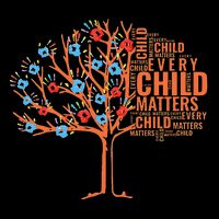 Every Child In Matters Tree Orange Day Tall T-Shirt