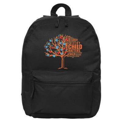 Every Child In Matters Tree Orange Day 16 in Basic Backpack