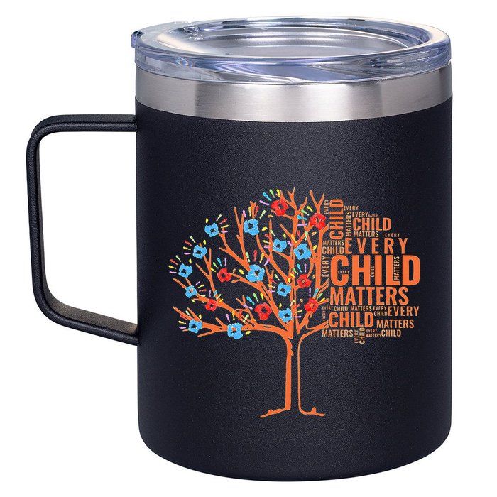 Every Child In Matters Tree Orange Day 12oz Stainless Steel Coffee Mug