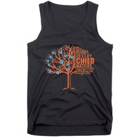 Every Child In Matters Tree Orange Day Tank Top
