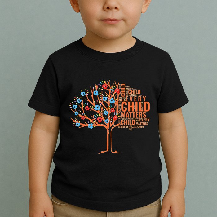 Every Child In Matters Tree Orange Day Toddler T-Shirt