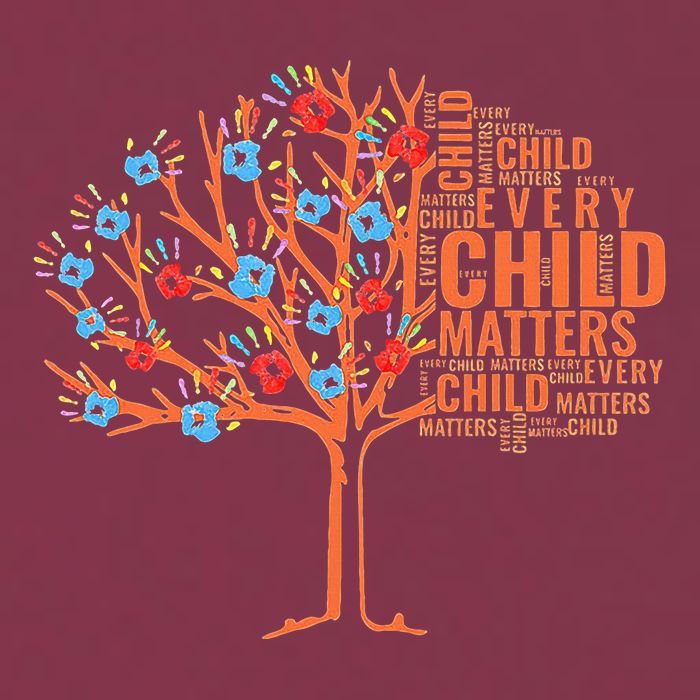 Every Child In Matters Tree Orange Day 16oz Travel Tumbler