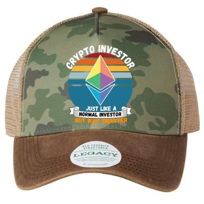 Ethereum Crypto Investor, HODL Ethereum, Crypto Coin, Funny ETH Legacy Tie Dye Trucker Hat