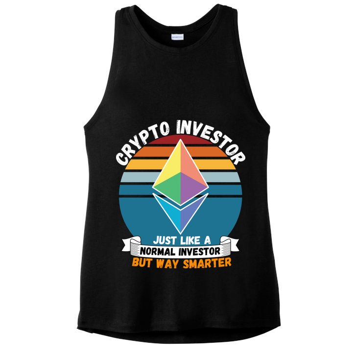 Ethereum Crypto Investor, HODL Ethereum, Crypto Coin, Funny ETH Ladies PosiCharge Tri-Blend Wicking Tank