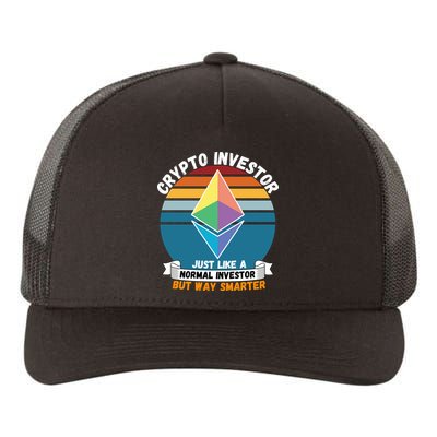 Ethereum Crypto Investor, HODL Ethereum, Crypto Coin, Funny ETH Yupoong Adult 5-Panel Trucker Hat