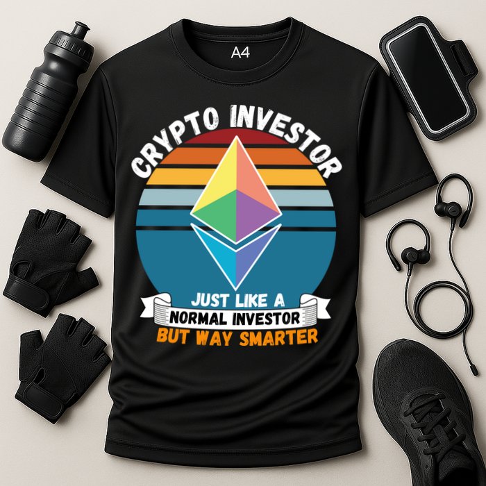 Ethereum Crypto Investor, HODL Ethereum, Crypto Coin, Funny ETH Performance Shirt