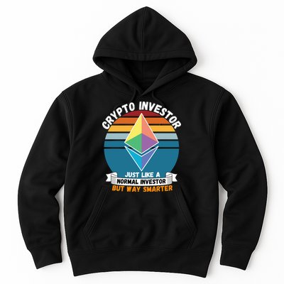 Ethereum Crypto Investor, HODL Ethereum, Crypto Coin, Funny ETH Hoodie
