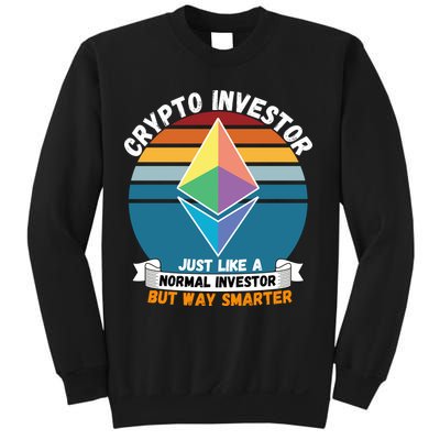 Ethereum Crypto Investor, HODL Ethereum, Crypto Coin, Funny ETH Sweatshirt
