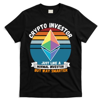 Ethereum Crypto Investor, HODL Ethereum, Crypto Coin, Funny ETH T-Shirt
