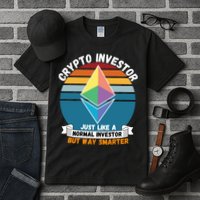 Ethereum Crypto Investor, HODL Ethereum, Crypto Coin, Funny ETH Tall T-Shirt
