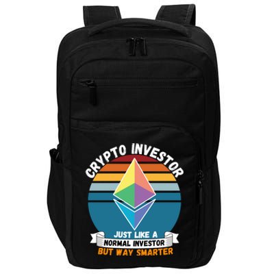 Ethereum Crypto Investor, HODL Ethereum, Crypto Coin, Funny ETH Impact Tech Backpack