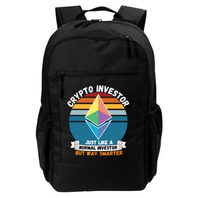 Ethereum Crypto Investor, HODL Ethereum, Crypto Coin, Funny ETH Daily Commute Backpack