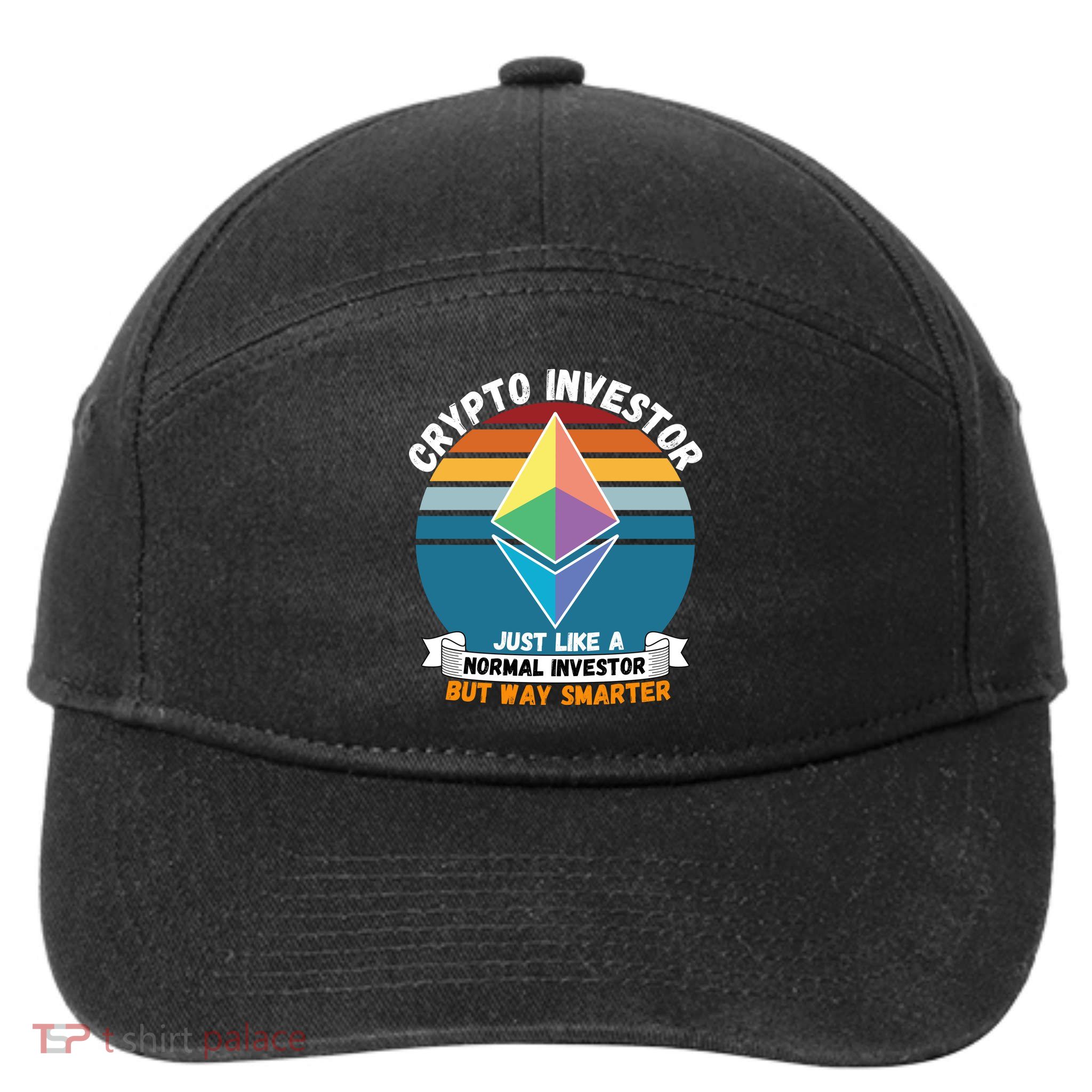 Ethereum Crypto Investor, HODL Ethereum, Crypto Coin, Funny ETH 7-Panel Snapback Hat