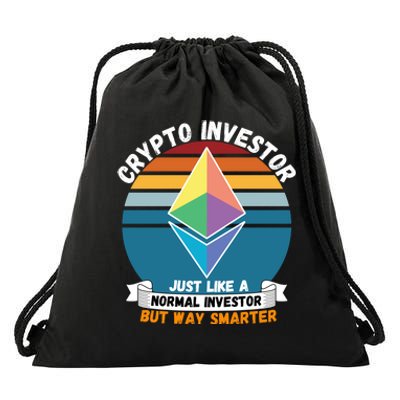 Ethereum Crypto Investor, HODL Ethereum, Crypto Coin, Funny ETH Drawstring Bag