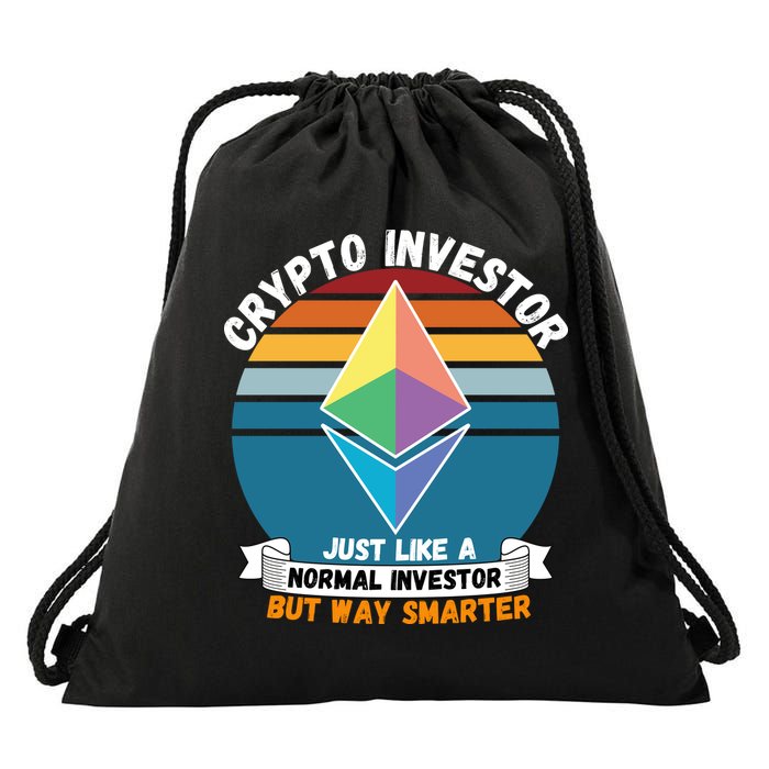 Ethereum Crypto Investor, HODL Ethereum, Crypto Coin, Funny ETH Drawstring Bag