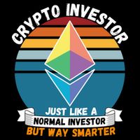 Ethereum Crypto Investor, HODL Ethereum, Crypto Coin, Funny ETH 16 in Basic Backpack