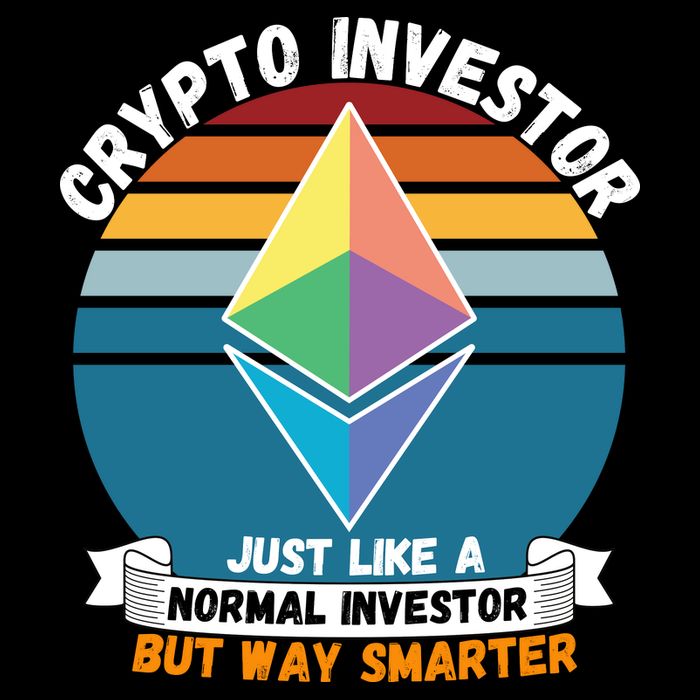 Ethereum Crypto Investor, HODL Ethereum, Crypto Coin, Funny ETH 16 in Basic Backpack