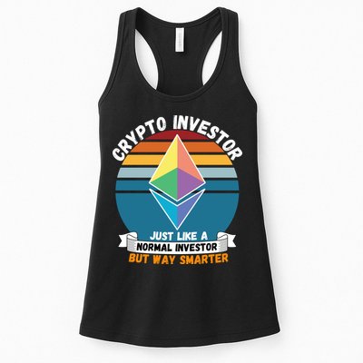 Ethereum Crypto Investor, HODL Ethereum, Crypto Coin, Funny ETH Womens Tank Top