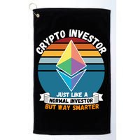 Ethereum Crypto Investor, HODL Ethereum, Crypto Coin, Funny ETH Golf Towel