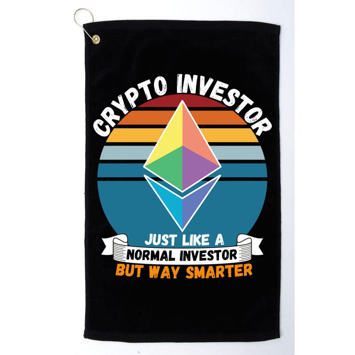 Ethereum Crypto Investor, HODL Ethereum, Crypto Coin, Funny ETH Golf Towel