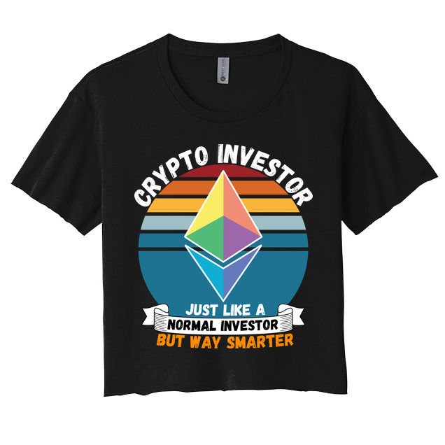 Ethereum Crypto Investor, HODL Ethereum, Crypto Coin, Funny ETH Crop Top