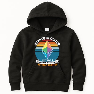 Ethereum Crypto Investor, HODL Ethereum, Crypto Coin, Funny ETH Kids Hoodie