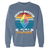 Ethereum Crypto Investor, HODL Ethereum, Crypto Coin, Funny ETH Garment-Dyed Sweatshirt