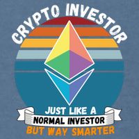 Ethereum Crypto Investor, HODL Ethereum, Crypto Coin, Funny ETH Garment-Dyed Sweatshirt