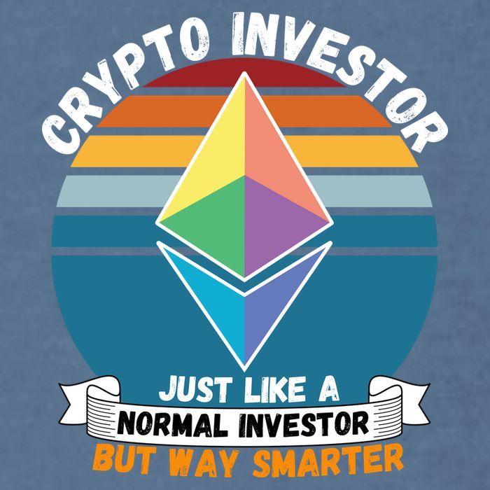 Ethereum Crypto Investor, HODL Ethereum, Crypto Coin, Funny ETH Garment-Dyed Sweatshirt
