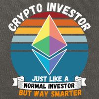 Ethereum Crypto Investor, HODL Ethereum, Crypto Coin, Funny ETH Cotton Canvas Backpack