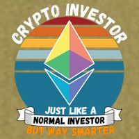 Ethereum Crypto Investor, HODL Ethereum, Crypto Coin, Funny ETH Garment-Dyed Women's Muscle Tee