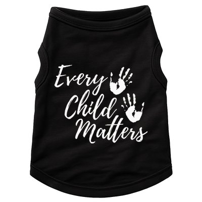 Every Child In Matters Orange Day Kindness Equality Unity Doggie Tank