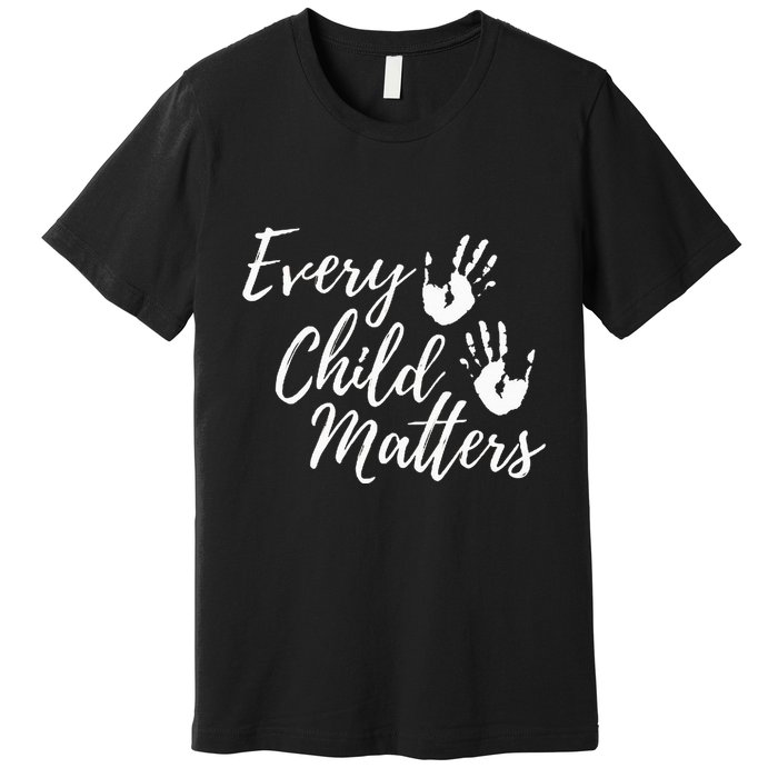 Every Child In Matters Orange Day Kindness Equality Unity Premium T-Shirt