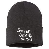Every Child In Matters Orange Day Kindness Equality Unity Sustainable Knit Beanie