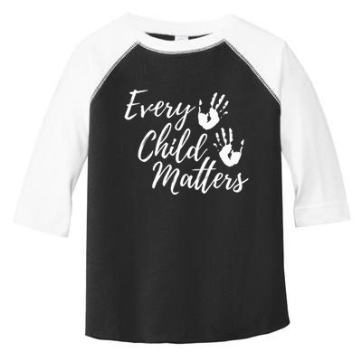 Every Child In Matters Orange Day Kindness Equality Unity Toddler Fine Jersey T-Shirt