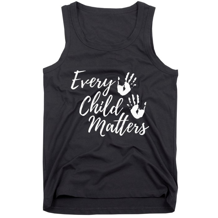 Every Child In Matters Orange Day Kindness Equality Unity Tank Top