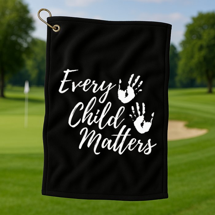 Every Child In Matters Orange Day Kindness Equality Unity Golf Towel