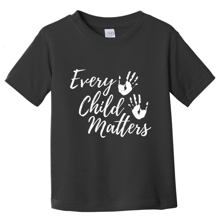 Every Child In Matters Orange Day Kindness Equality Unity Toddler T-Shirt