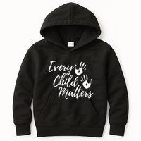 Every Child In Matters Orange Day Kindness Equality Unity Kids Hoodie