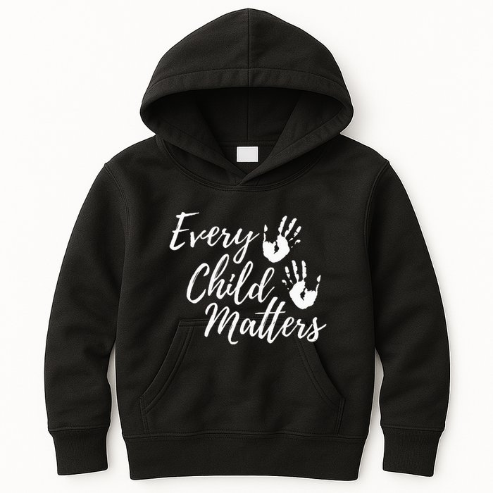 Every Child In Matters Orange Day Kindness Equality Unity Kids Hoodie