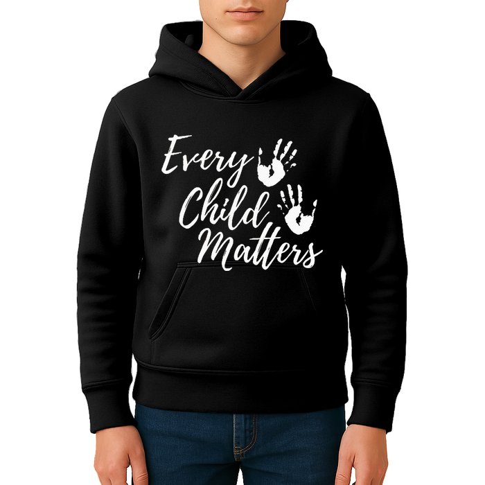 Every Child In Matters Orange Day Kindness Equality Unity Kids Hoodie