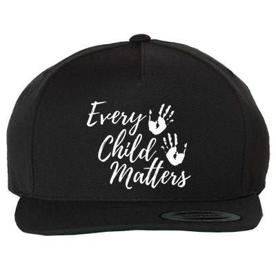 Every Child In Matters Orange Day Kindness Equality Unity Wool Snapback Cap
