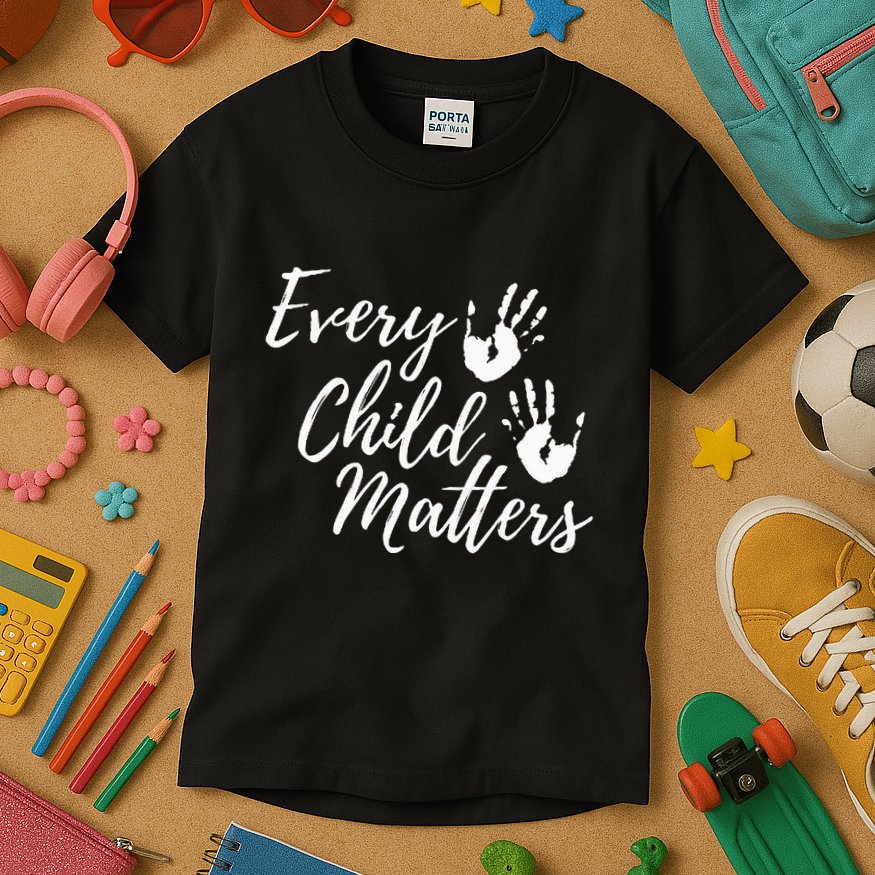 Every Child In Matters Orange Day Kindness Equality Unity Kids T-Shirt